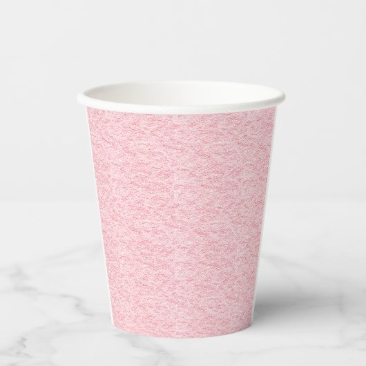 Pink Specklketted Texture Paper Cup - spielerisch Pappbecher (Vorderseite)