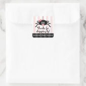 Pink Spider Baby Dusche Danke Stickers (Tasche)