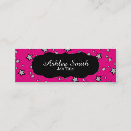 Pink spielt kundengerechte Visitenkarten die Mini Visitenkarte