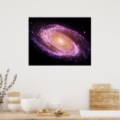 Pink Spiral Galaxy Grosses Poster (Küche)