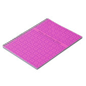 Pink Spiral-Notebook für die Personalisierung wali Notizblock (Linke Seite)