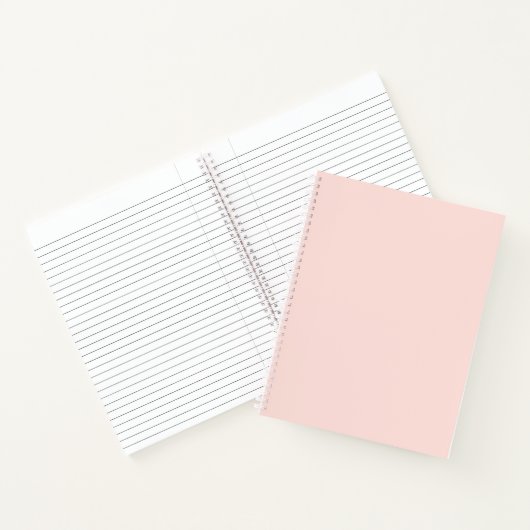 Pink Spiral Notebook Notizblock (Innenseite)