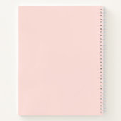 Pink Spiral Notebook Notizblock (Rückseite)