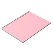 Pink Spiral Notebook Notizblock (Linke Seite)