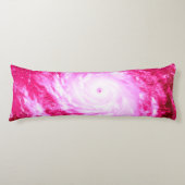 Pink Spiral Pinwheel Seitenschläferkissen (Vorderseite)