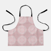 Pink spiritual Indian mandala pattern Schürze (Vorderseite)