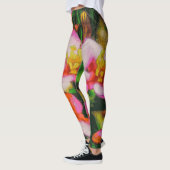 Pink Splash Blume Leggings (Links)