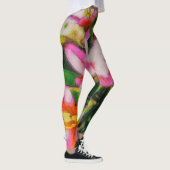 Pink Splash Blume Leggings (Rechts)