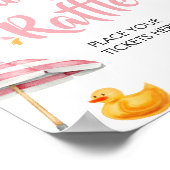 Pink Splish Splash Baby Dusche Windeln Windeln Raf Poster (Ecke)