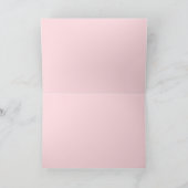 Pink Spooky Ein Niedliches Geisterhaus 1. Geburtst Dankeskarte (Innenseite)