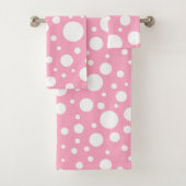 Pink Spots Badetuch Set (Insitu)