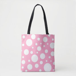 Pink Spots Tote-Tasche Tasche
