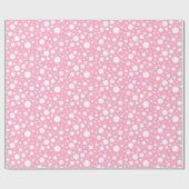 Pink Spots Wrapping Paper Geschenkpapier (Flach)