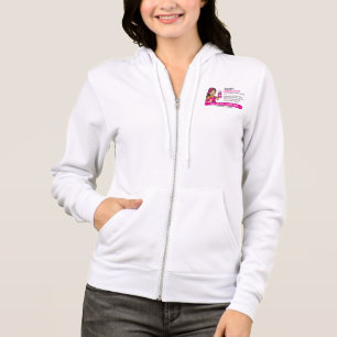 Pink Spray Flasche Lady Maid Hausreinigung Hoodie