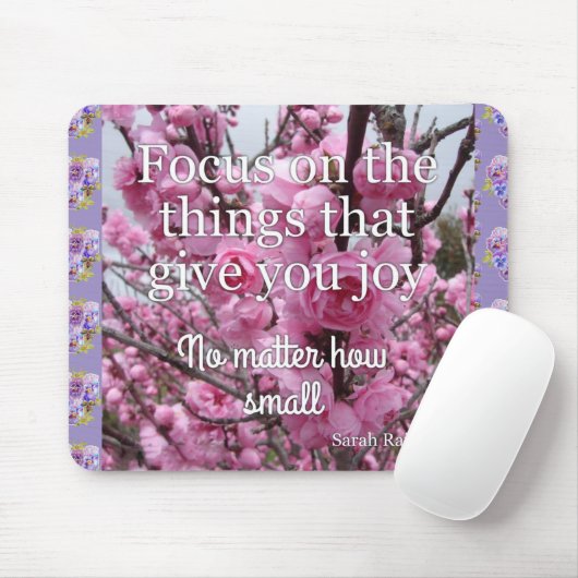 Pink Spring Blossom Joziding Blumenmouse Mat Mousepad (Mit Mouse)