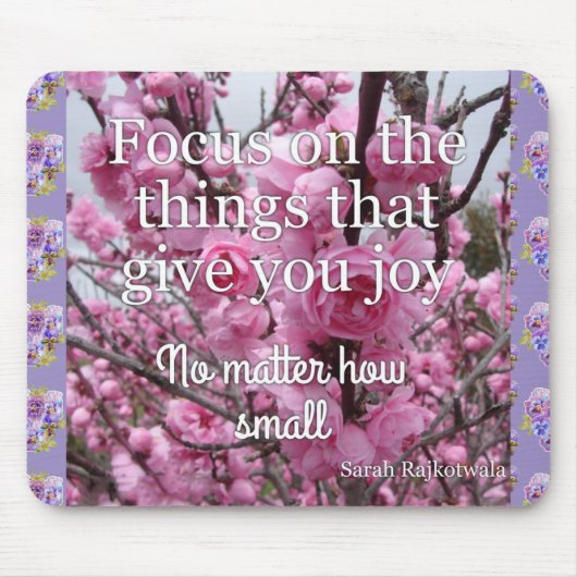 Pink Spring Blossom Joziding Blumenmouse Mat Mousepad (Vorne)