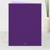 Pink Spring Blossom Personalized Get Well  Karte (Rückseite)