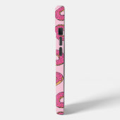 Pink Sprinkle Donut Muster Case-Mate iPhone Hülle (Rückseite / Links)