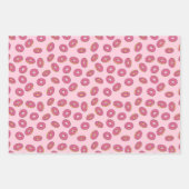 Pink Sprinkle Donut Muster Geschenkpapier Set (Vorderseite 3)