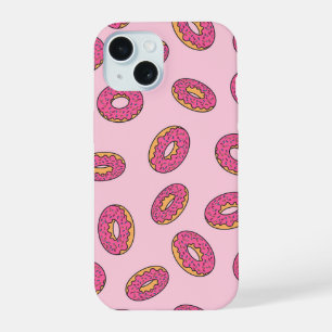 Pink Sprinkle Donut Muster iPhone 15 Hülle