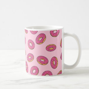 Pink Sprinkle Donut Muster Kaffeetasse