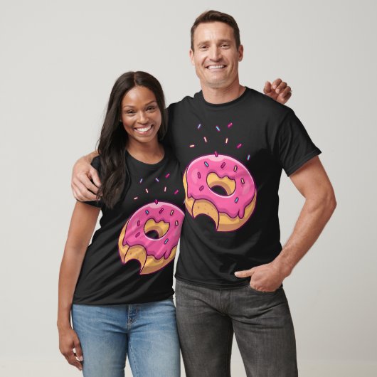 Pink Sprinkle Donut Pocket Doughnut Liebhaber T-Shirt (Unisex)