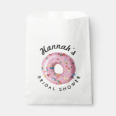 Pink Sprinkle Donut Shop Brautparty Gefallen Beute Geschenktütchen (Vorderseite)