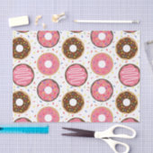 Pink Sprinkles Donuts Seidenpapier (Handwerk)