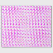 Pink Sprinkles Muster Custom Geschenkpapier (Flach)