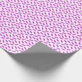 Pink Sprinkles Muster Custom Geschenkpapier (Ecke)