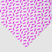 Pink Sprinkles Muster Custom Seidenpapier (Detail)