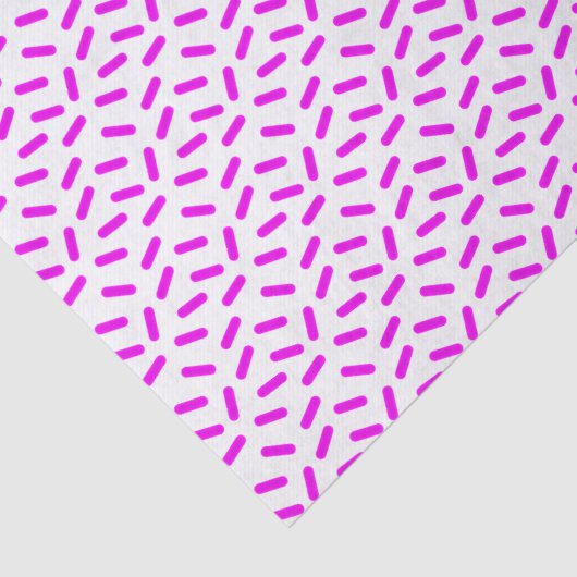 Pink Sprinkles Muster Custom Seidenpapier (Detail)