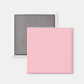 Pink Square Magnet (Vorderseite/Rückseite)