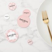 Pink Square Wedding Konfetti (Gruppe)