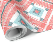 Pink Square Weihnachten 30"x60"Wrapping Paper Geschenkpapier (Rolleneckpunkt)