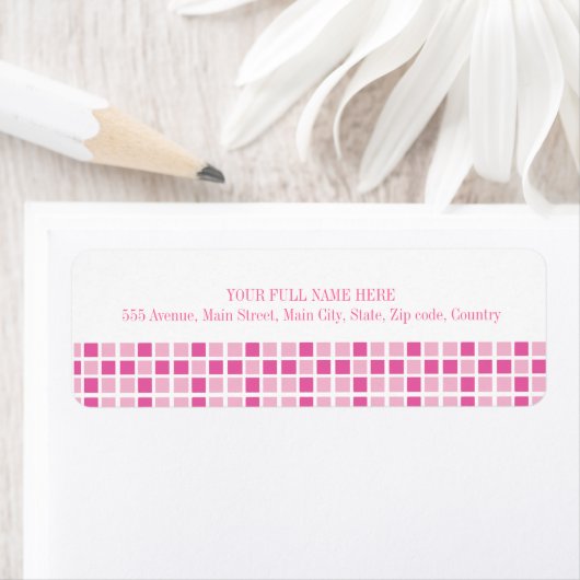 Pink Squares Muster (Insitu)