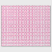 Pink Squares Muster Geschenkpapier (Flach)