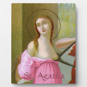 Pink St. Agatha (M 003) 8"x 10" Fotoplatte (Vorderseite)