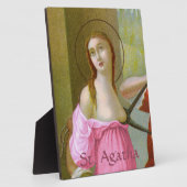 Pink St. Agatha (M 003) 8"x 10" Fotoplatte (Seite)