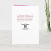 Pink St. Agatha (M 003) Ermutigungskarte 2 Karte (Rückseite)