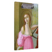 Pink St. Agatha (M 003) Klemmbrett (Rechts)