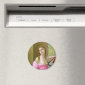 Pink St. Agatha (M 003) Magnet (In Situ (Geschirrspüler))