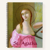 Pink St. Agatha (M 003) Notizblock (Vorderseite)