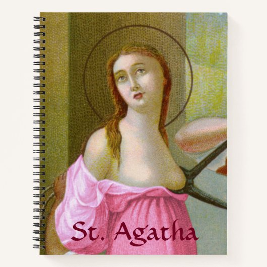 Pink St. Agatha (M 003) Notizblock (Vorderseite)