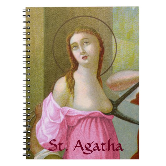 Pink St. Agatha (M 003) Notizblock (Vorderseite)