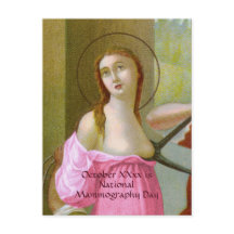 Pink St. Agatha (M 003) Postkarte 2