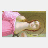 Pink St. Agatha (M 003) Rechteckiger Aufkleber (Vorderseite)