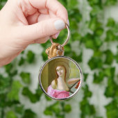 Pink St. Agatha (M 003) Schlüsselanhänger (Hand)