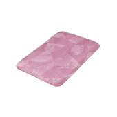 Pink Stain Glass Bath Mat Badematte (Schrägansicht)