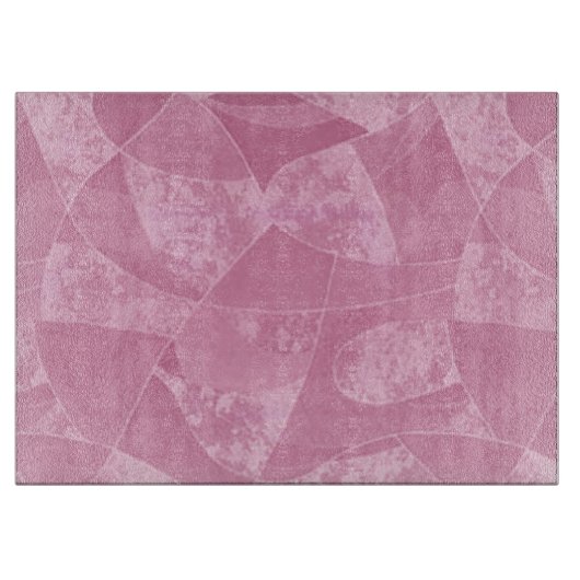 Pink Stain Glass Cutting Board Schneidebrett (Vorderseite)
